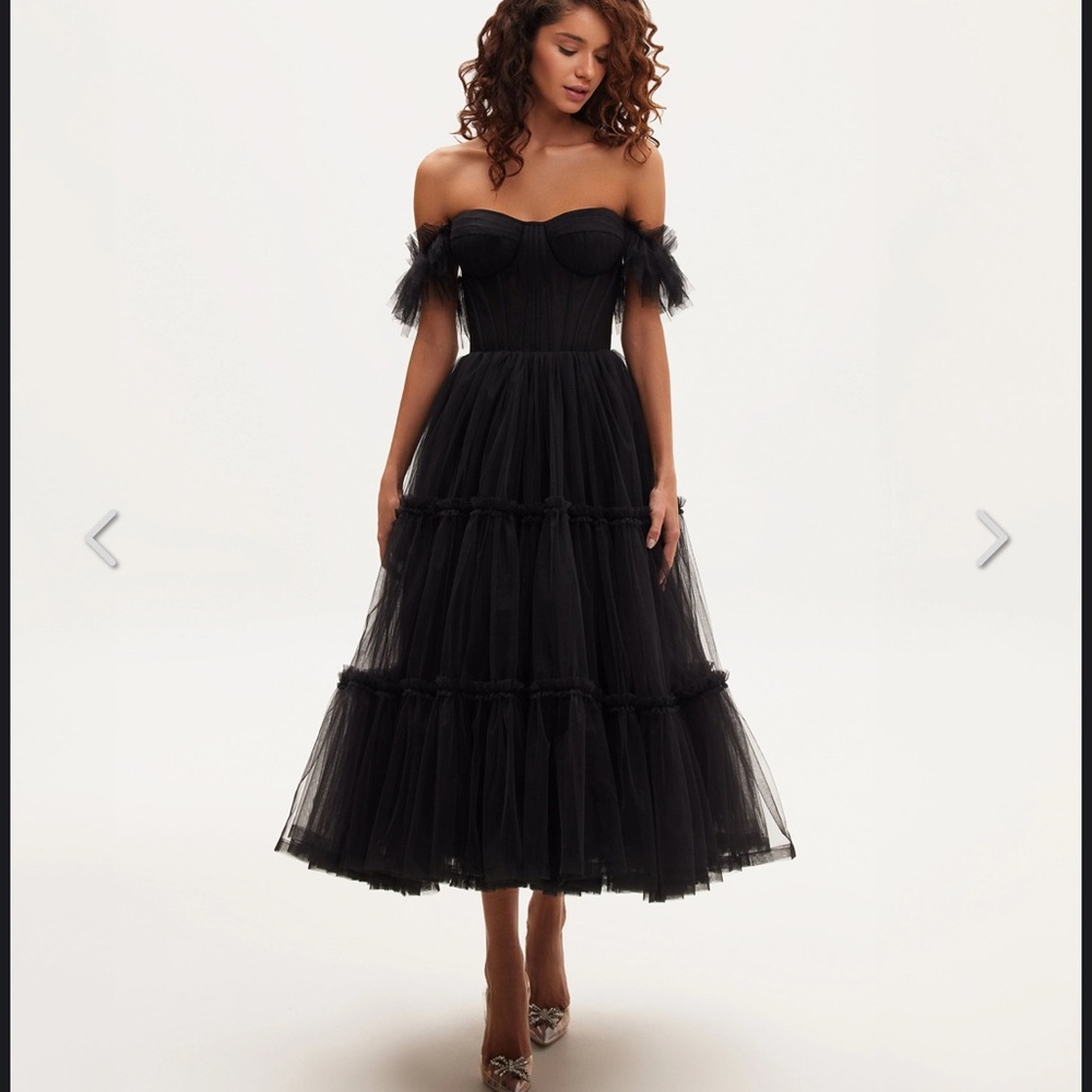 Black Milla tulle dress